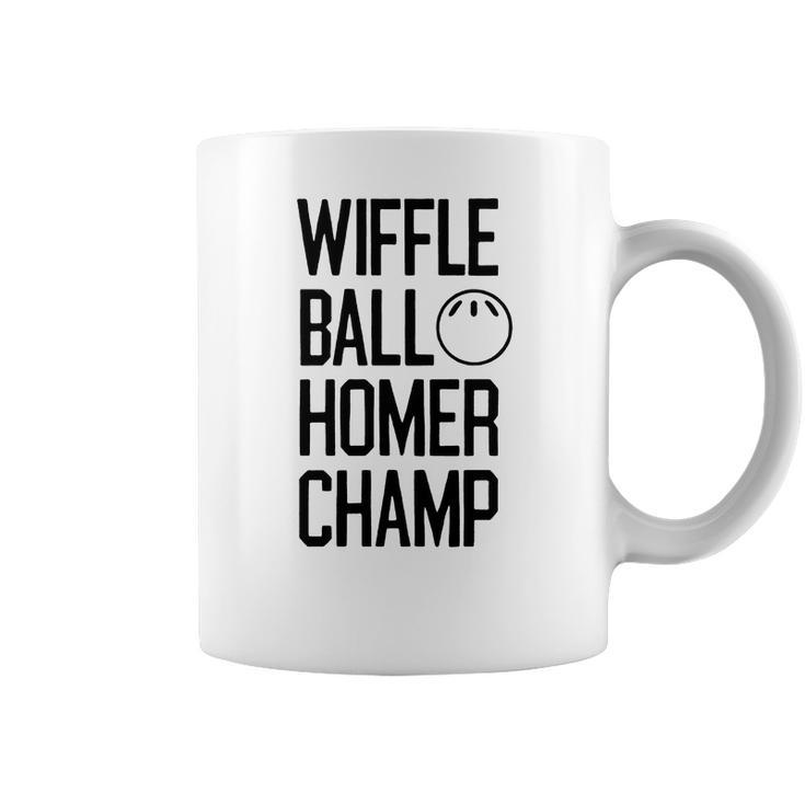 Wiffle Ball Homer Champ Coffee Mug