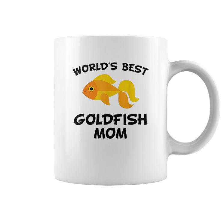 Worlds Best Goldfish Mom Coffee Mug