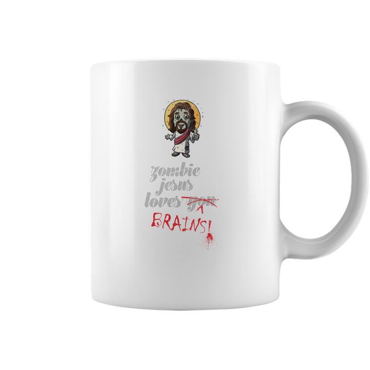 Zombie Jesus Loves You Meme Coffee Mug