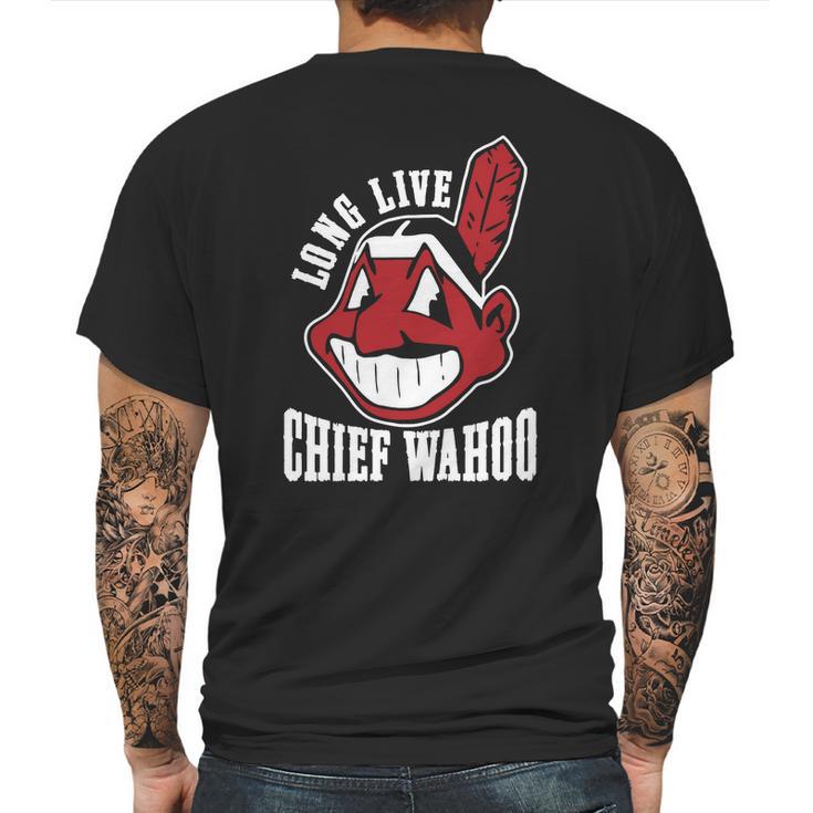 1230270470 Chief Wahoo Long Live Mens Back Print T-shirt