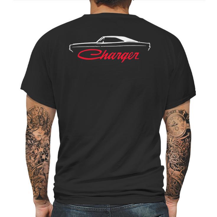 1968 1969 1970 Dodge Charger Mens Back Print T-shirt