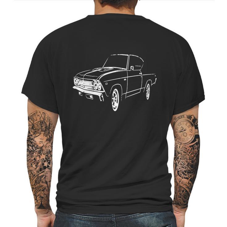 1969 Chevrolet Chevelle 396 Ss Mens Mens Back Print T-shirt