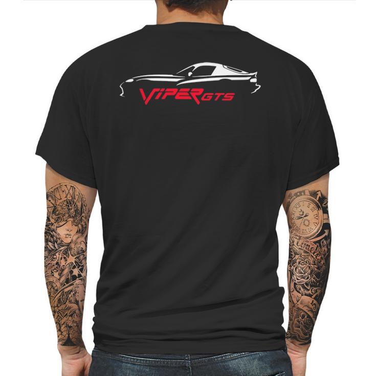 1997 2002 Dodge Srt10 Viper Gts Exotic Car Mens Back Print T-shirt