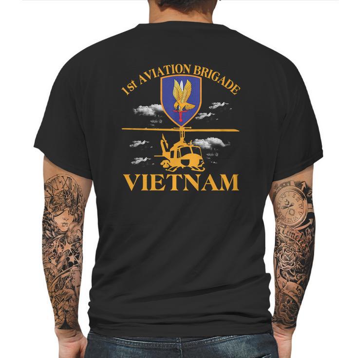 1St Aviation Brigade Mens Back Print T-shirt