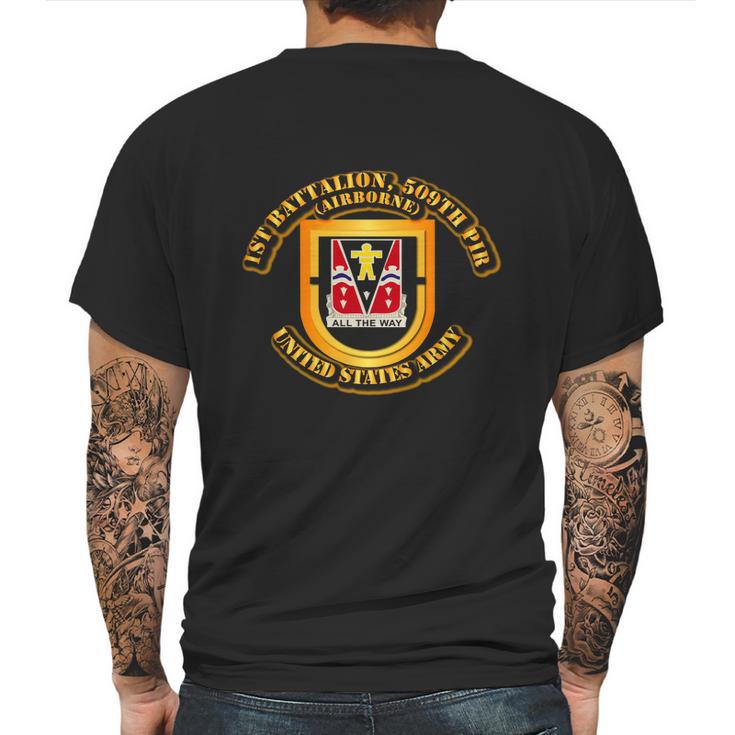 1St Battalion 509Th Parachute Infantry Regiment Mens Back Print T-shirt