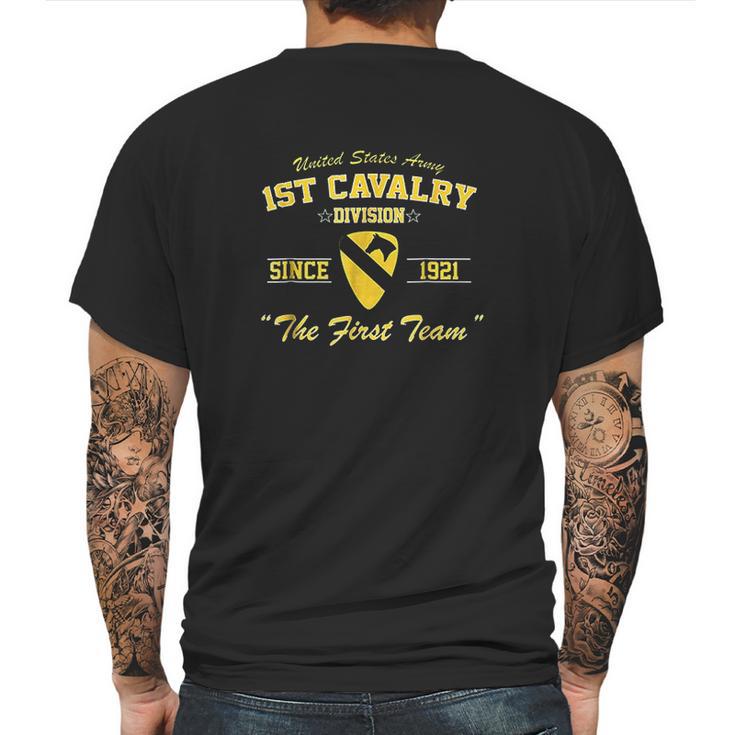 1St Cavalry Division Mens Back Print T-shirt