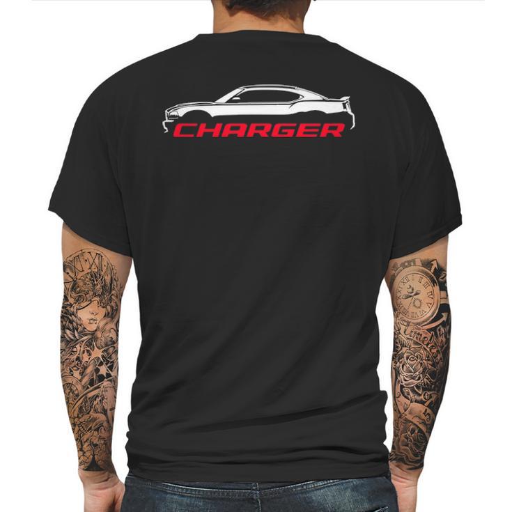 2005 2010 Dodge Charger Mens Back Print T-shirt