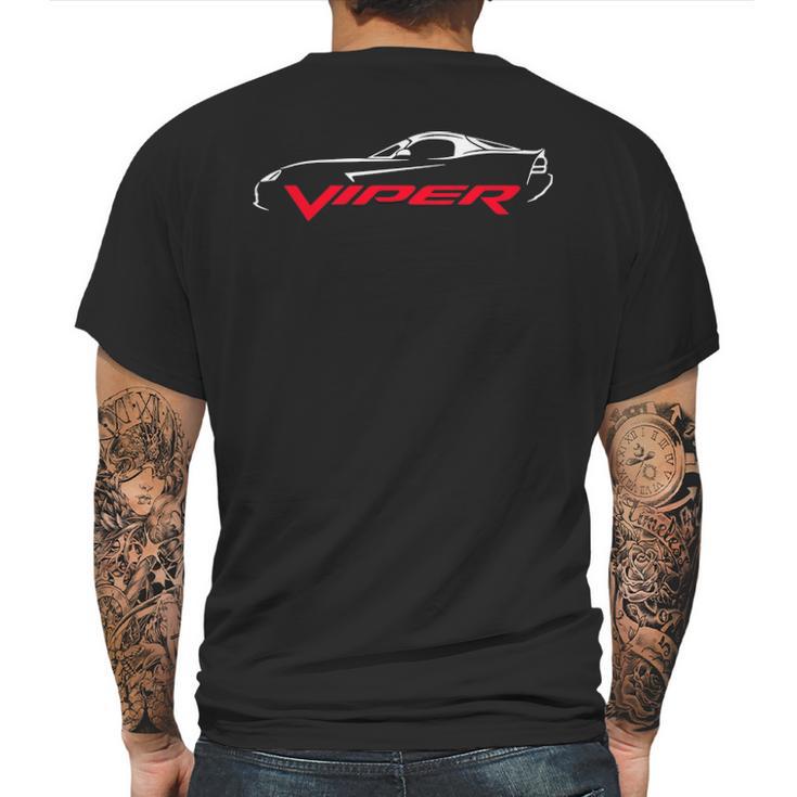 2006 2010 Dodge Srt10 Viper Exotic Car Mens Back Print T-shirt