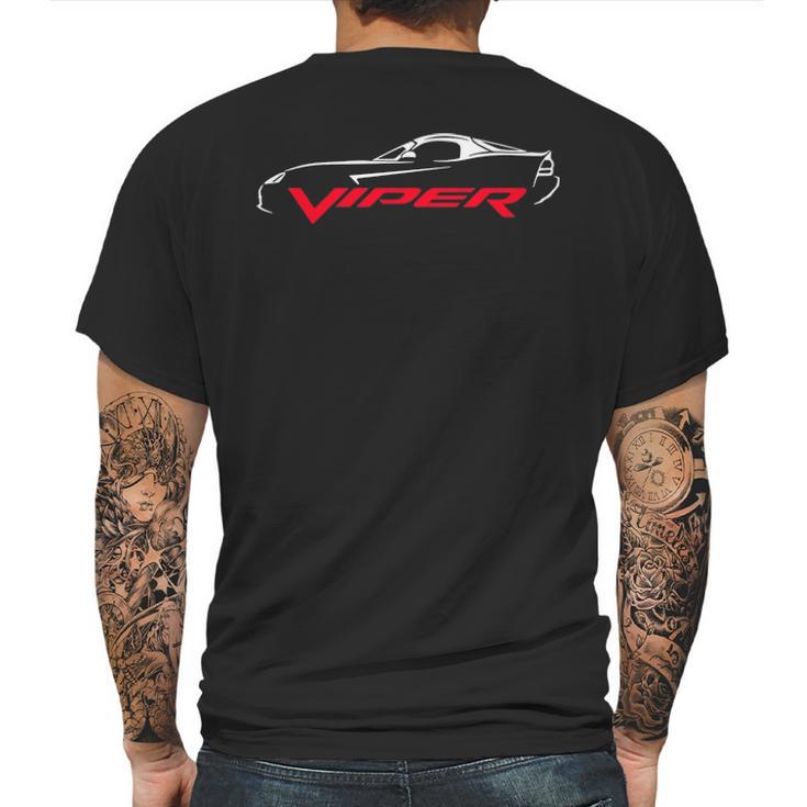 2007 2010 Dodge Viper Srt10 Exotic Car Mens Back Print T-shirt