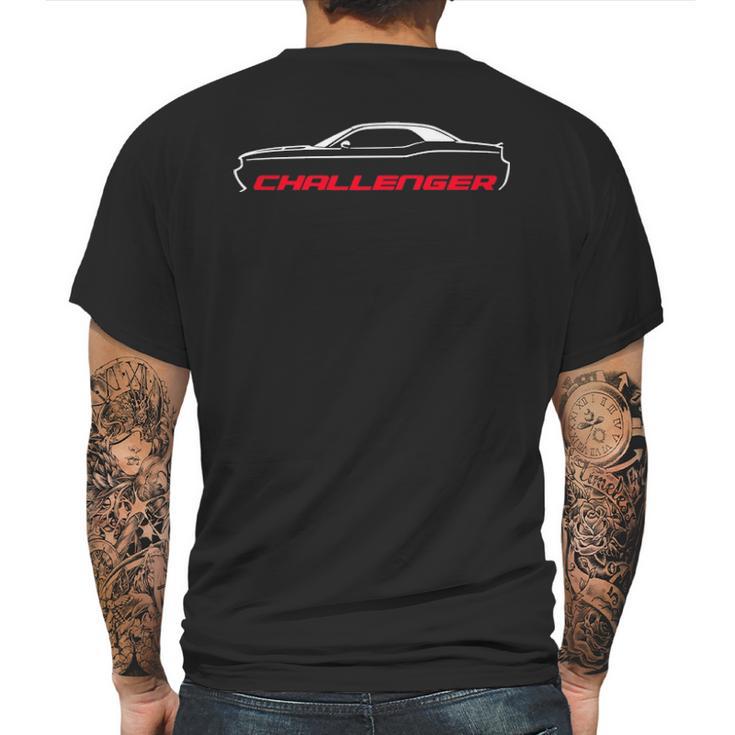 2008 14 Dodge Challenger Classic Mens Back Print T-shirt