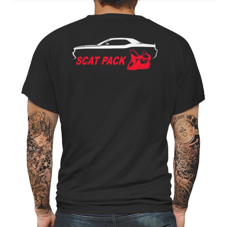 2015 2019 Dodge Challenger Scat Pack Classic Mens Back Print T-shirt