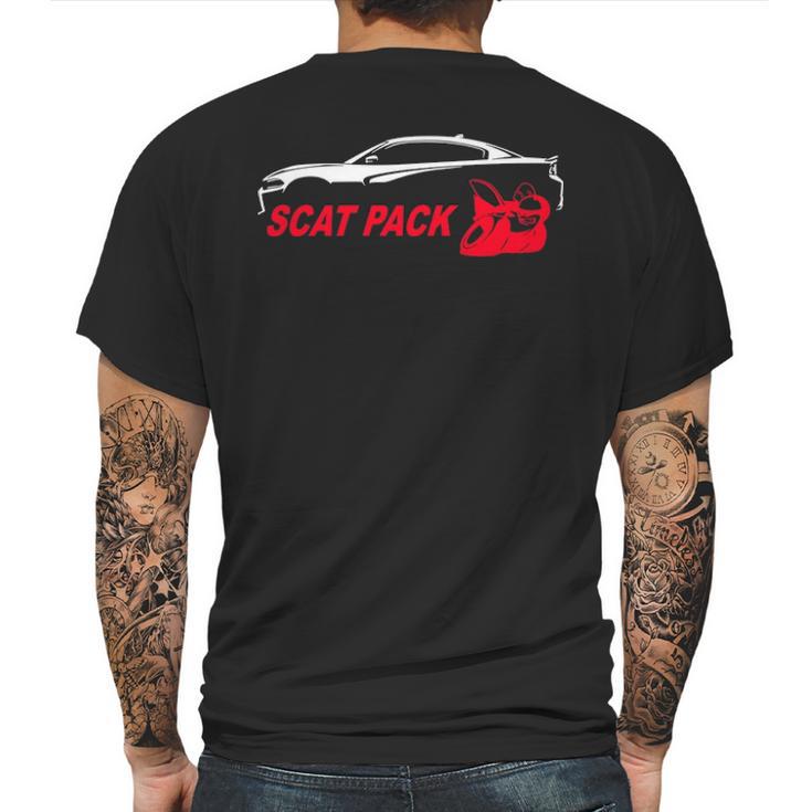 2015 2019 Dodge Charger Scat Pack Classic Mens Back Print T-shirt