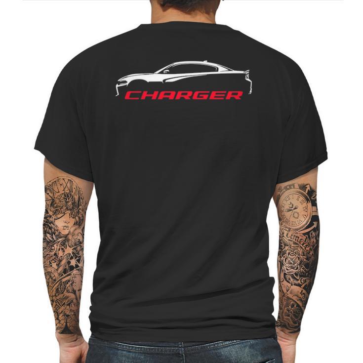 2015 2019 Dodge Charger V2 Mens Back Print T-shirt