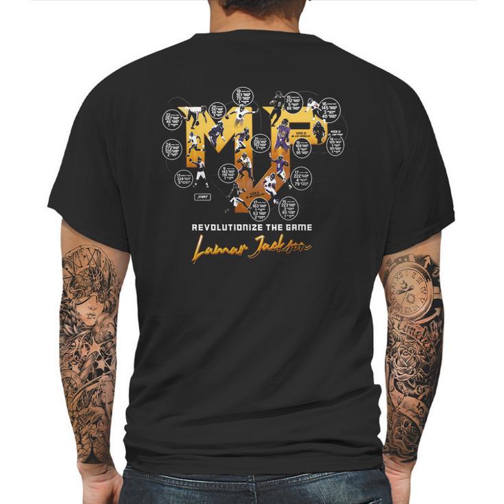 2019 Mvp Revolutionize The Game Lamar Jackson Shirt Mens Back Print T-shirt