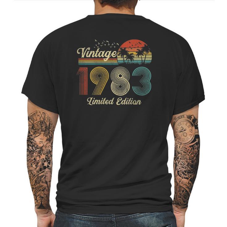 38 Years Old Gifts Vintage Classic 1983 Retro Limited Edition Mens Back Print T-shirt