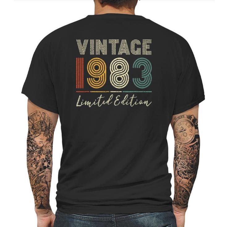 39 Years Old Gifts Vintage 1983 Limited Edition 39Th Birthday Mens Back Print T-shirt