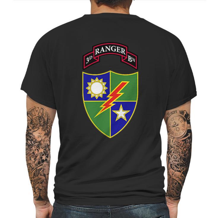 3Rd Battalion 75Th Ranger Regiment Mens Back Print T-shirt