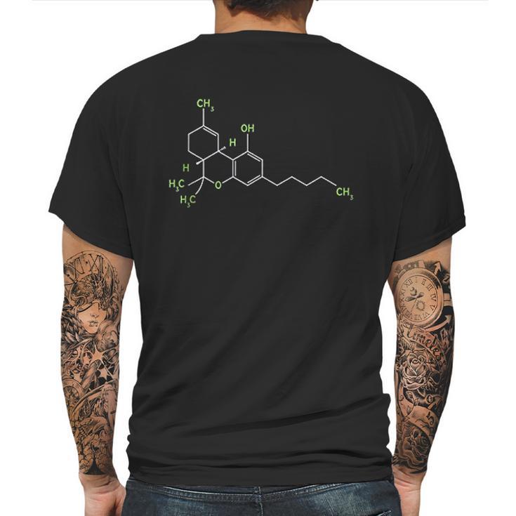 420 Molecule Thc   Gift Mens Back Print T-shirt