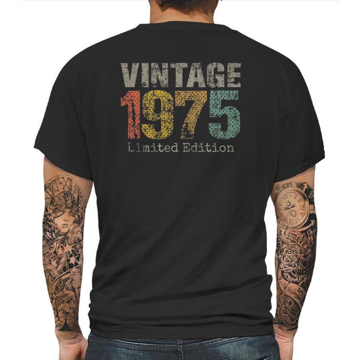 47 Years Old Gifts Vintage 1975 Limited Edition 47Th Birthday Mens Back Print T-shirt