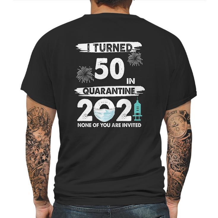 51St Birthday February 1971 Vintage I Turned 51 Mens Back Print T-shirt