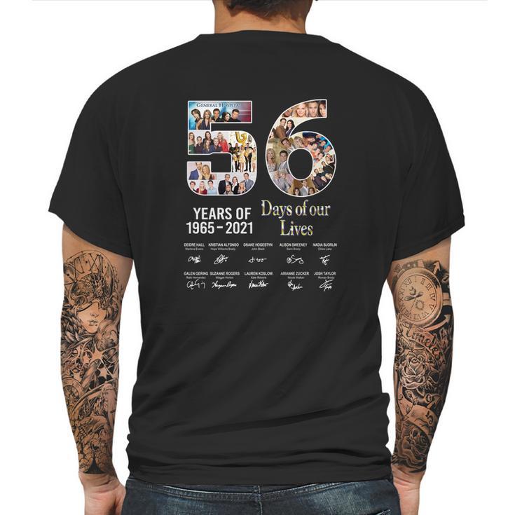 56 Years Days Of Our Lives Mens Back Print T-shirt