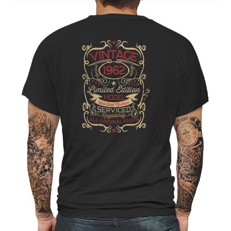 59 Years Old Tee 1962 Vintage Limited Edition 59Th Retro Love Mens Back Print T-shirt