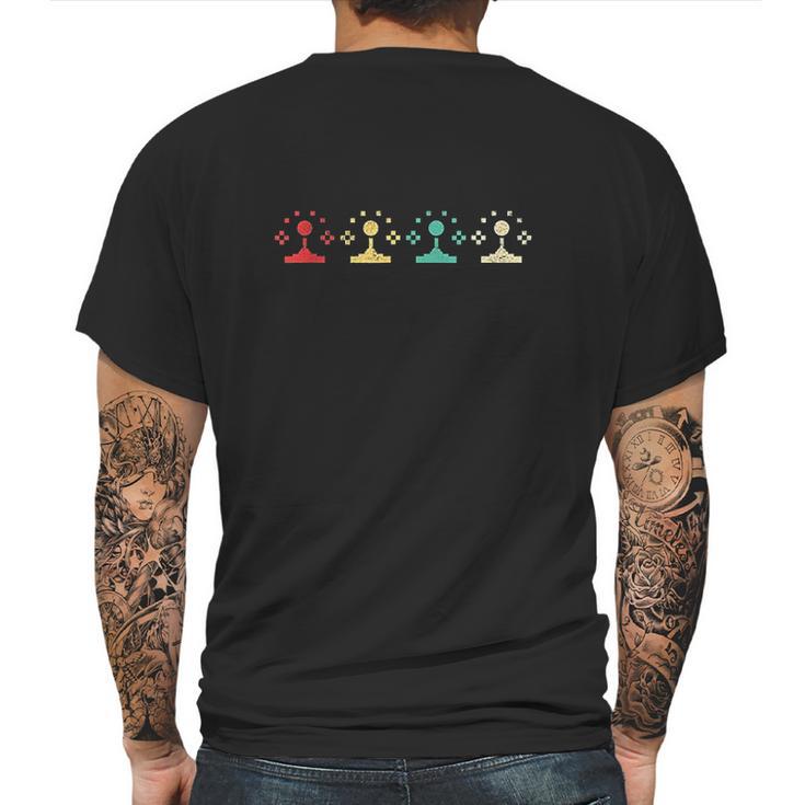 80S Video Game Vintage Retro Arcade Mens Back Print T-shirt