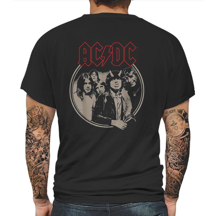 Acdc Print Design Mens Back Print T-shirt