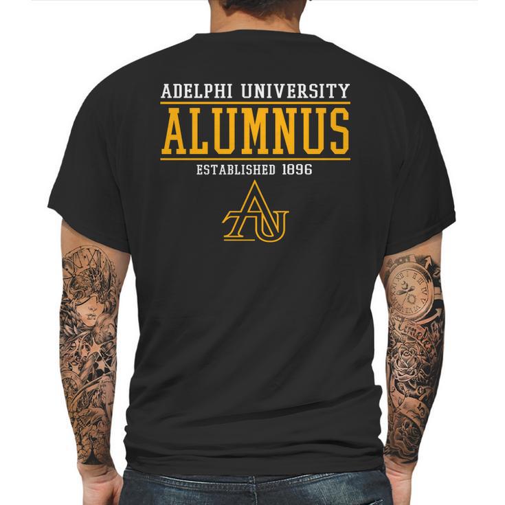 Adelphi University Alumnus Mens Back Print T-shirt