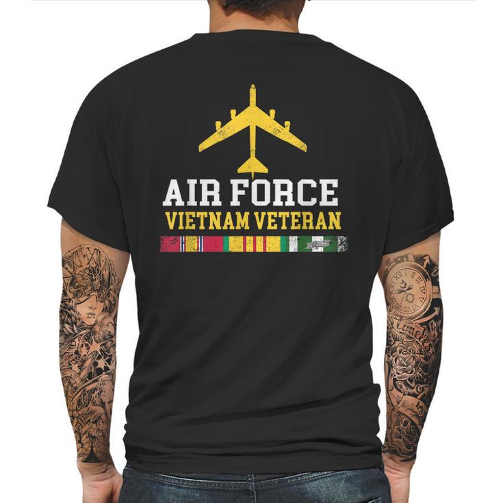 Air Force Vietnam Veteran  Vietnam War B52 Mens Back Print T-shirt