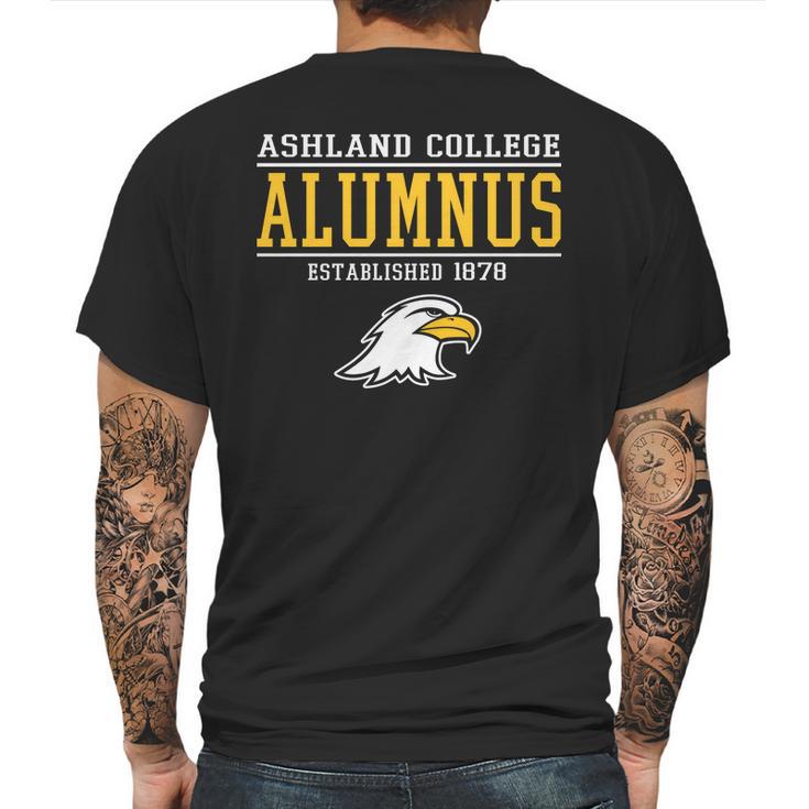 Alumnus Ashland College Mens Back Print T-shirt