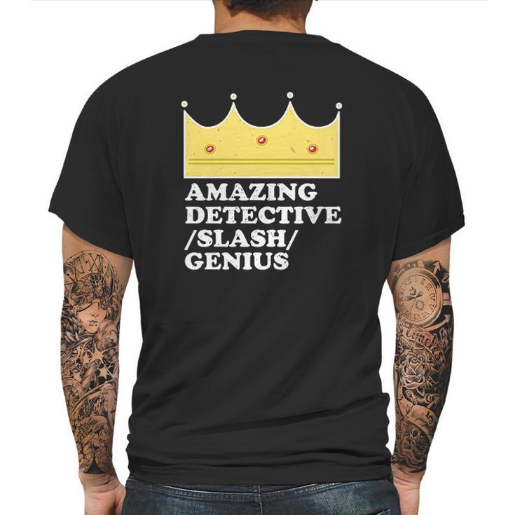 Amazing Detective Slash Genius Funny Graphic Mens Back Print T-shirt