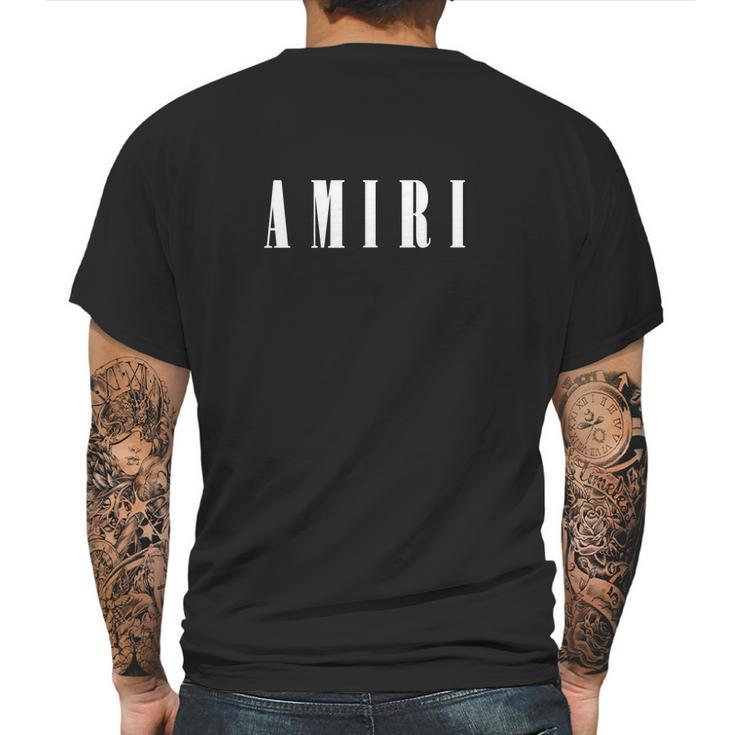 Amiri Mens Black Logo Print Mens Back Print T-shirt