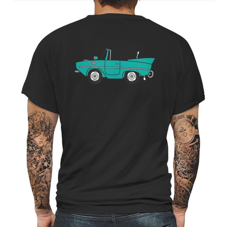 Amphicar Aqua Turquoise Car Boat Owner Collector Mens Back Print T-shirt