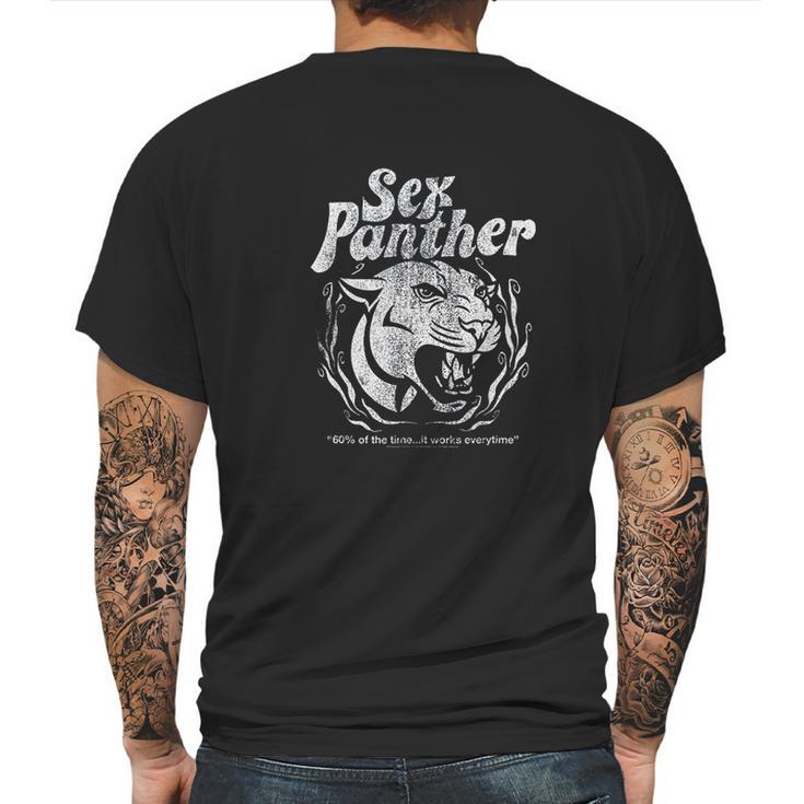 Anchorman Panther Mens Back Print T-shirt