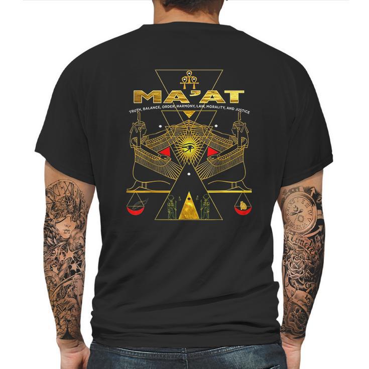 Ancient Egyptian Sacred Mens Back Print T-shirt