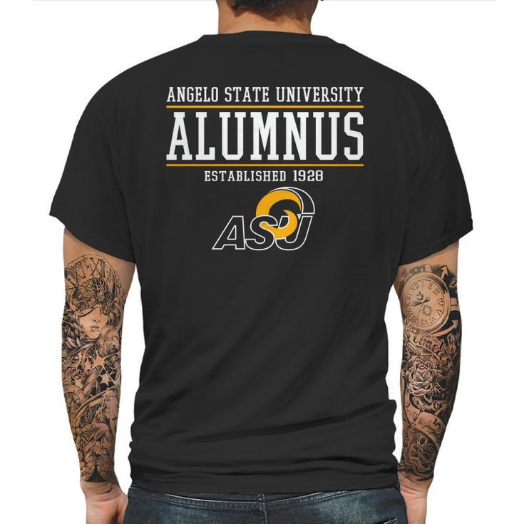 Angelo State  University Alumnus Mens Back Print T-shirt