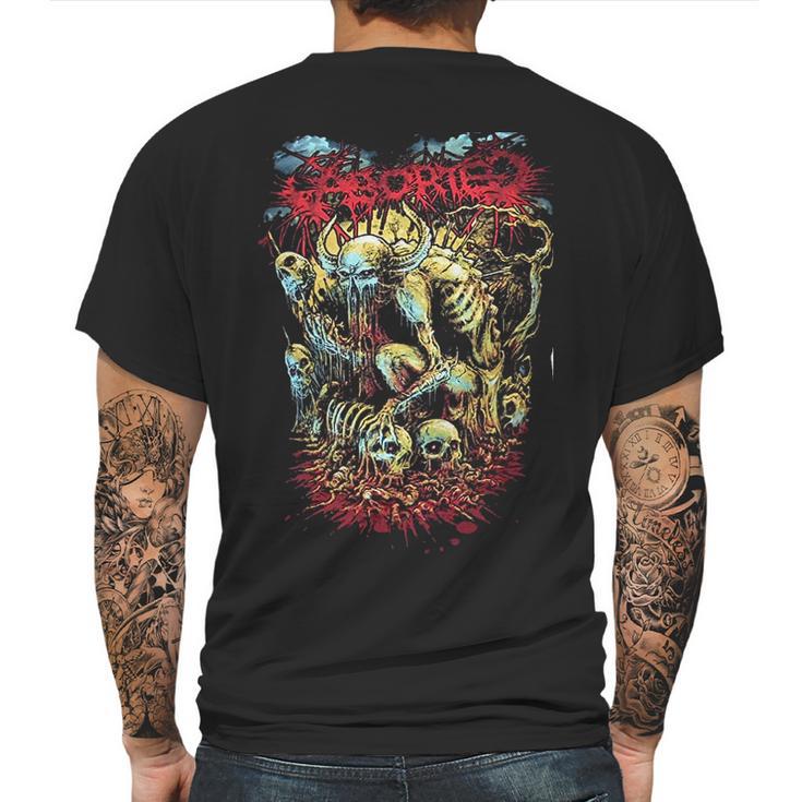 Apparel Aborted Mens Back Print T-shirt