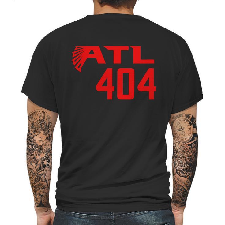 Atl 404 Anlanta Mens Back Print T-shirt