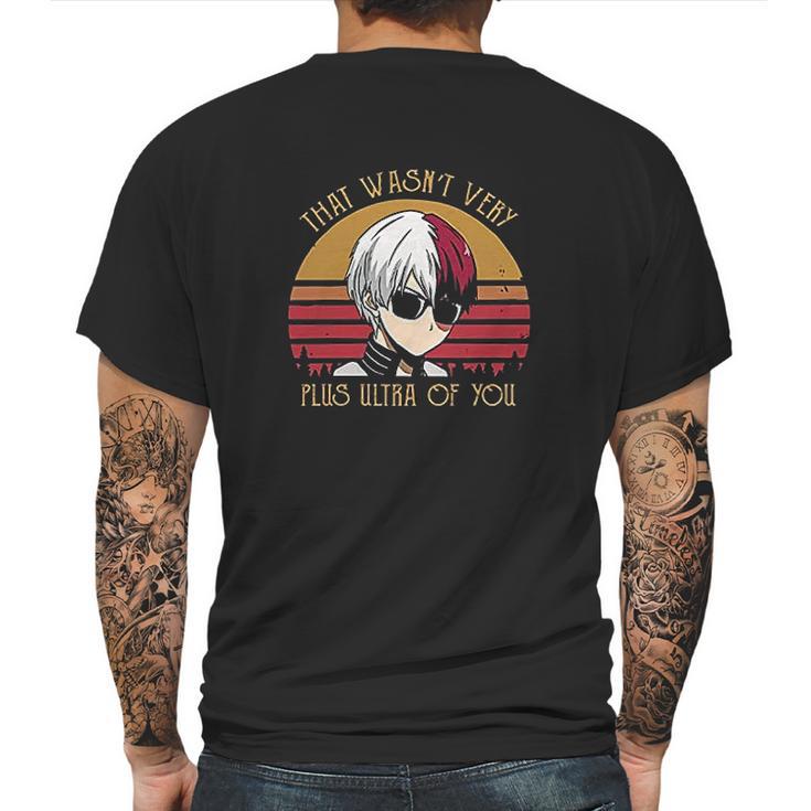 Avber My Hero Academia Izuku Midoriya Bakugo Todoroki Cosplay Funny Mens Back Print T-shirt