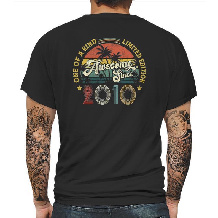 Awesome Since 2010 12 Years Old Vintage 12Th Birthday Gifts Mens Back Print T-shirt