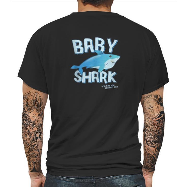 Baby Shark Doo Doo Doo Icy Mens Back Print T-shirt