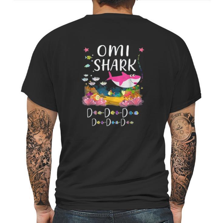 Baby Shark Omi Shark Doo Doo Doo Mens Back Print T-shirt