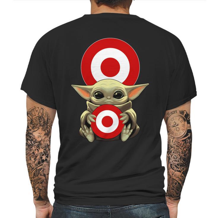 Baby Yoda Hug Target Circle Shirt T Shirt Mens Back Print T-shirt