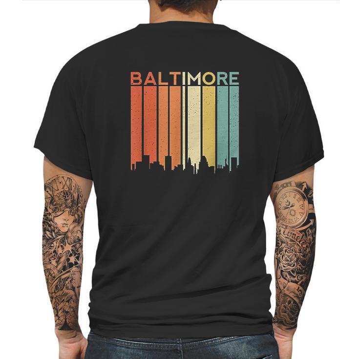 Baltimore Maryland Vintage Mens Back Print T-shirt