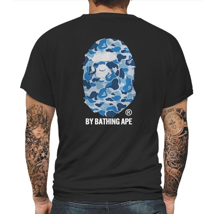 By Bape Abc Blue Camo T-Shirt Mens Back Print T-shirt