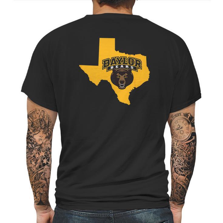 Baylor Bears Logo State Mens Back Print T-shirt