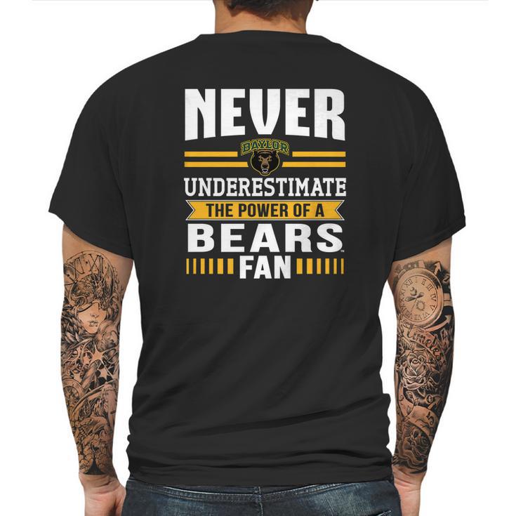 Baylor Bears Never Underestimate  Apparel Mens Back Print T-shirt