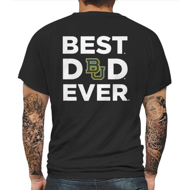 Baylor Bears_Best Dad Ever Mens Back Print T-shirt