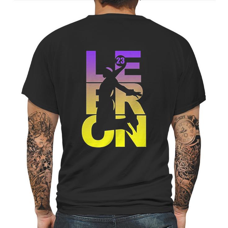 Beach Open Lebron 23 Los Angeles La Basketball Sports Fan Mens Back Print T-shirt